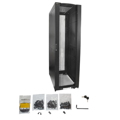 42U SERVER RACK CABINET 4 POST NETWORK EQUIPMENT RACK ENCLOSURE