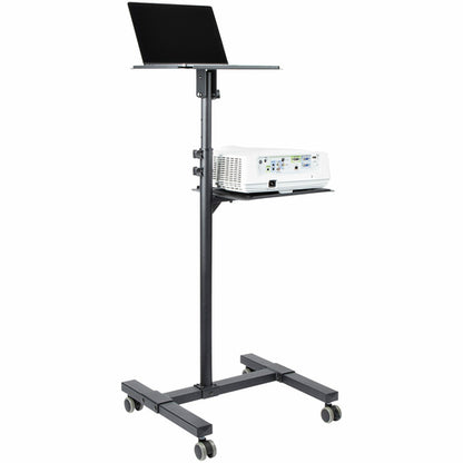 PROJECTOR AND LAPTOP STAND CART MOBILE PORTABLE PROJECTOR STAND
