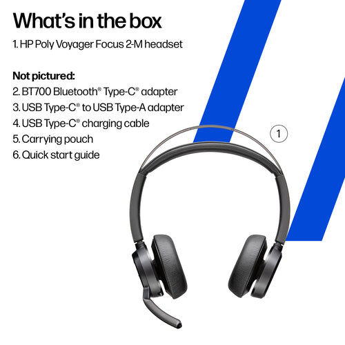 POLY VF2 -M USB-C-C HS +USB-C/A