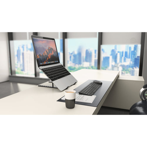 COLLAPSIBLE ALUMINUM LAPTOP RISER (K50406WW)