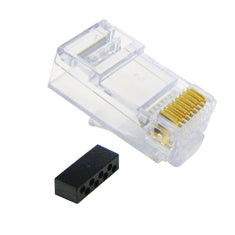 PLUG- CAT 6- SOLID/STRANDED-100PK