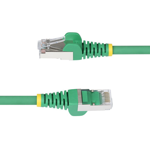 CAT6A ETHERNET CABLE - GREEN 10GBE S/FTP LSZH 100W POE