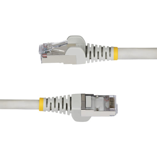 CAT6A ETHERNET CABLE - GRAY 10GBE S/FTP LSZH 100W POE