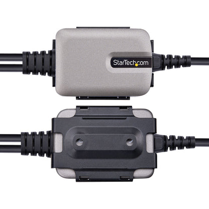 2FT 2-PORT USB SERIAL CABLE - USB TO DUAL DB9 RS232 ADAPTER (2P1FFC-USB-SERIAL)