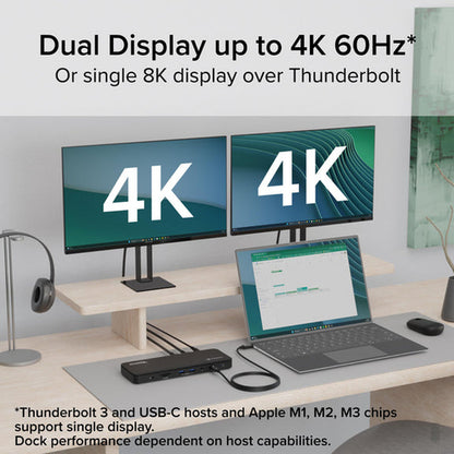 PLUGABLE TBT4 USB4 HDMI DOCK THUNDERBOLT 4 USB4 DUAL HDMI DOCK