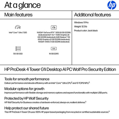 SMART BUY PRODESK 4 TWR G1I U7265 16GB/512 PC