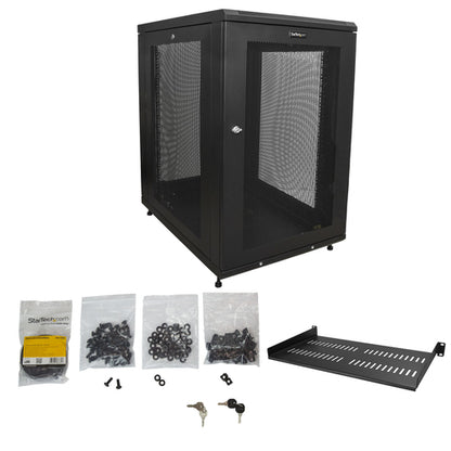 18U AV RACK CABINET ENCLOSURE NETWORK EQUIPMENT SERVER RACK