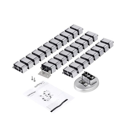CABLE MANAGEMENT SPINE VERTICAL WIRE ORGANIZER FOR ADJUSTABLE DESK
