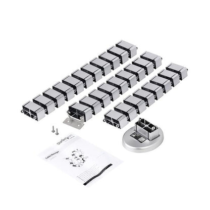 CABLE MANAGEMENT SPINE VERTICAL WIRE ORGANIZER FOR ADJUSTABLE DESK