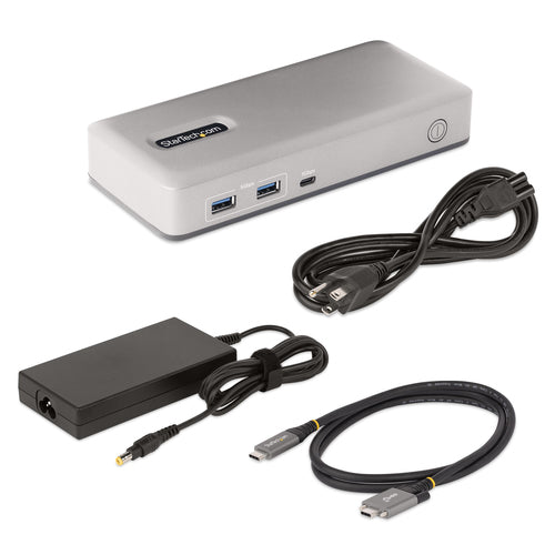DUAL-MONITOR USB-C LAPTOP DOCK DP AND HDMI/VGA 7XUSB PD 3.0