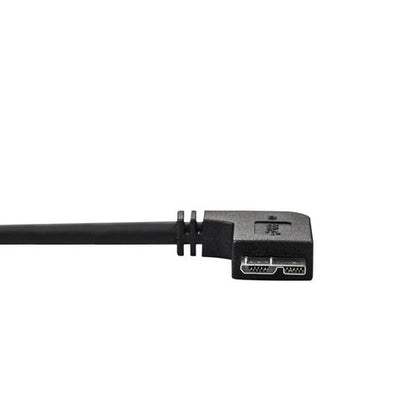 USB 3.0 TO MICRO B CABLE 3FT 1M SLIM LEFT ANGLE MICRO USB CABLE