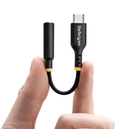 USB-C AUDIO ADAPTER TO 3.5MM TRRS HEADPHONE JACK - TYPE-C DONGLE