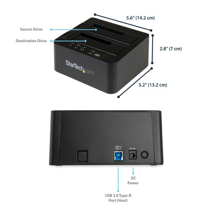 STANDALONE HARD DRIVE CLONER HDD SSD DUPLICATOR DOCKING STATION