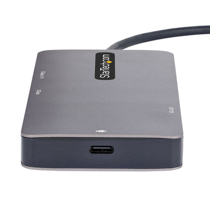 USB C MULTIPORT ADAPTER 100W PD DUAL HDMI USB HUB MINI TRAVEL DOCK