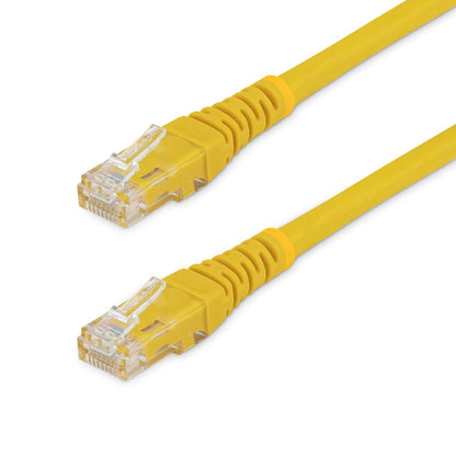 25FT YELLOW CAT6 ETHERNET CABLE RJ45 UTP PATCH CABLE GIGABIT LAN