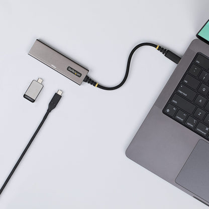 4-PORT USB-C HUB 10GBPS - 100W PD CHARGING 4X USB-C PORTS