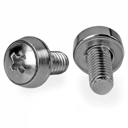 12-24 SERVER RACK SCREWS NICKEL 50 PACK SERVER RACK MOUNTING SCREWS