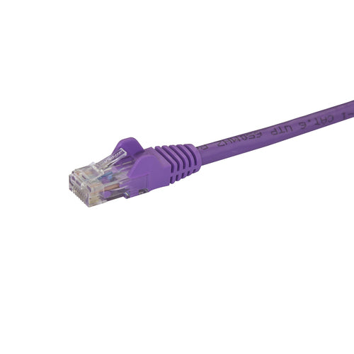 5FT PURPLE CAT6 ETHERNET CABLE SNAGLESS RJ45 UTP PATCH CABLE CORD