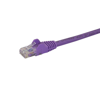 5FT PURPLE CAT6 ETHERNET CABLE SNAGLESS RJ45 UTP PATCH CABLE CORD