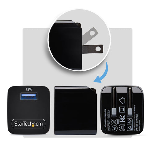 12W ONE-PORT USB-A WALL CHARGER 1X USB-A IPHONE PRO/17/16 IPAD