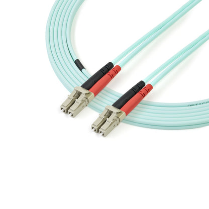 2M MULTIMODE FIBER OPTIC CABLE OM3 LC/LC 50/125 LSZH FIBER CABLE