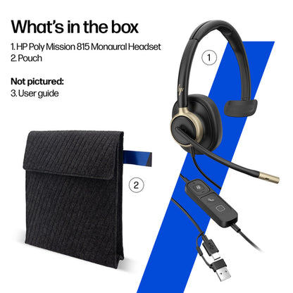 HP POLY MISSION 815 USB HS NO LOCALIZATION