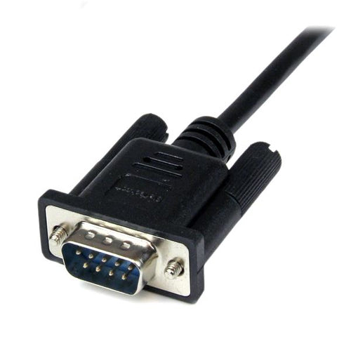 2M DB9 MALE TO FEMALE RS232 SERIAL 9PIN NULL MODEM CABLE