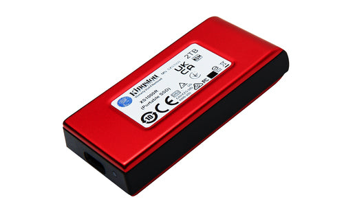2TB XS1000 RED EXTERNAL USB 3.2 GEN 2 PORTABLE SOLID STATE DRIVE