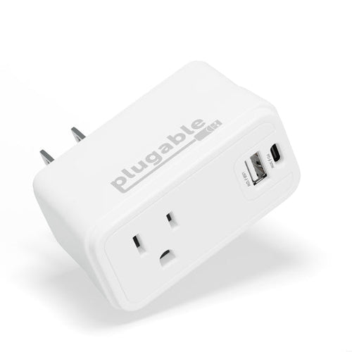 PLUGABLE 32W USBC USB CHARGER 32W USB-C USB-A AC OUTLET CHARGER