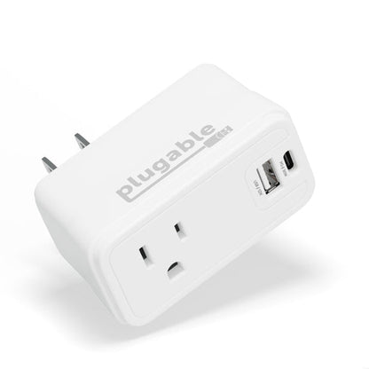PLUGABLE 32W USBC USB CHARGER 32W USB-C USB-A AC OUTLET CHARGER