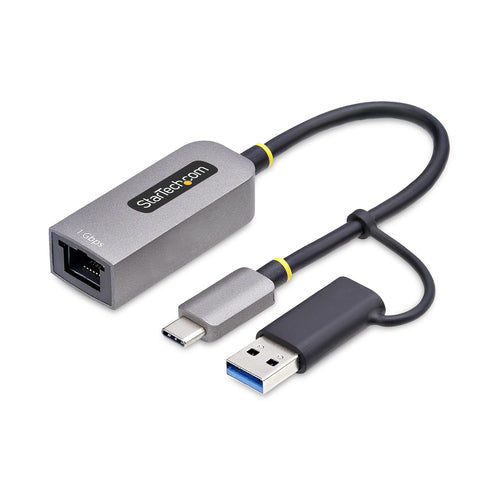 USB-C TO ETHERNET ADAPTER WITH USB-A DONGLE 6IN 15CM CABLE (C21GA-USB-ETHERNET)