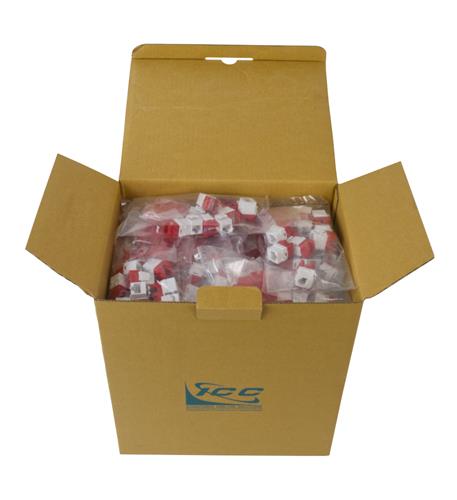 MODULE, CAT 6, HD, 400 PK, No JackEZ, WH