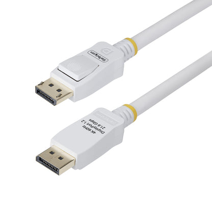 DISPLAYPORT 1.2 CABLE 4K 60HZ 6FT WHITE VESA CERTIFIED DP 1.2