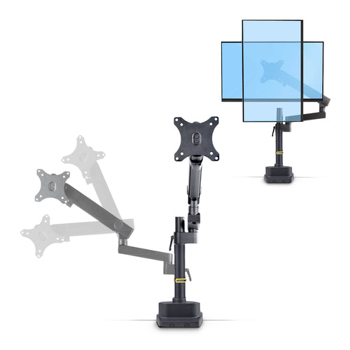 DESK MOUNT MONITOR ARM FOR 40 - SCREEN/17.6LB MECHANICAL SPRING