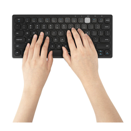 MULTI-DEVICE DUAL WRLS COMPACT KEYBOARD BLACK