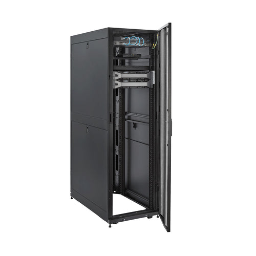 42U SERVER RACK CABINET 4 POST NETWORK EQUIPMENT RACK ENCLOSURE