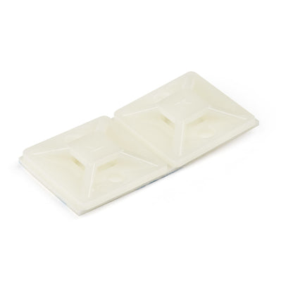 100PK ADHESIVE CABLE TIE MOUNTS WIRE ZIP TIE MOUNTING BASE ANCHOR M