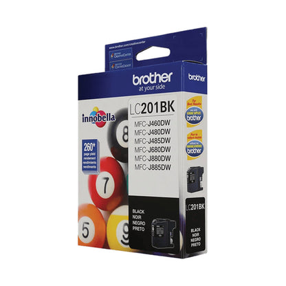 LC201BK BLACK INK CARTRIDGE FOR INK-JET MACHINES