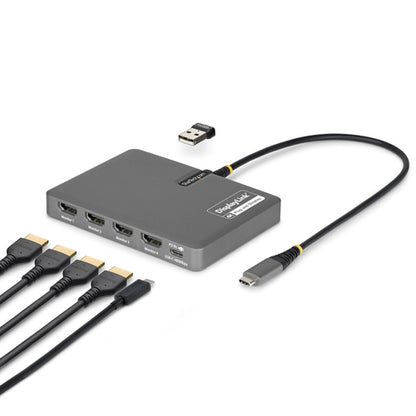 USB-C QUAD-MONITOR WORKSTATION ADAPTER 4K 60HZ HDMI PD