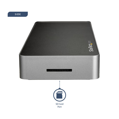 DUAL MONITOR USB C DOCK 60W POWER DELIVERY 4K DOCKING STATION