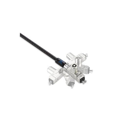 SLIM N17 2.0 KEYED DUAL HEAD LAPTOP LOCK FOR WEDGE-SHAPED SLOTS