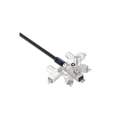 SLIM N17 2.0 KEYED DUAL HEAD LAPTOP LOCK FOR WEDGE-SHAPED SLOTS