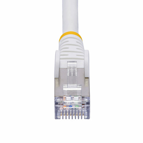 CAT8 ETHERNET CABLE WHITE 25G/40G S/FTP LSZH 100W POE