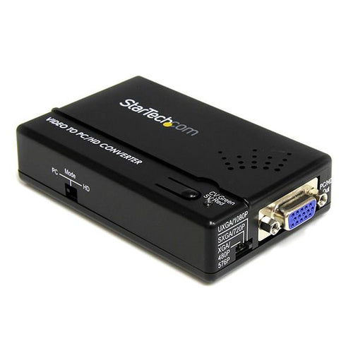 S VIDEO TO VGA CONVERTER COMPOSITE VIDEO SIGNAL CONVERTER
