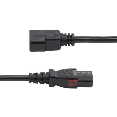 4FT POWER EXTENSION CORD IEC C14 TO LOCKING C13 10A 250V