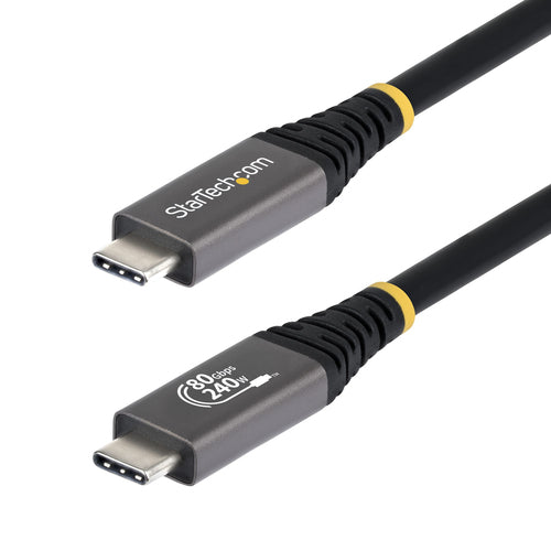 3FT USB4 CABLE BLACK USB-IF CERTIFIED 8K120/DP2.1/240W/80GBPS