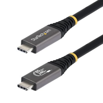 5FT USB4 CABLE BLACK USB-IF CERTIFIED 8K120/DP2.1/240W/80GBPS