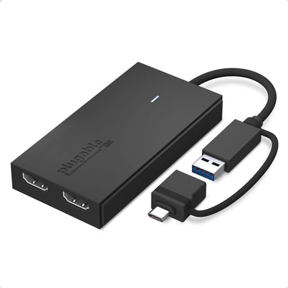 PLUGABLE USBC - HDMI ADAPTER DUAL MONITOR VIDEO GRAPHICS ADAPTER