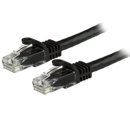 2FT BLACK CAT6 ETHERNET CABLE SNAGLESS RJ45 UTP PATCH CABLE CORD
