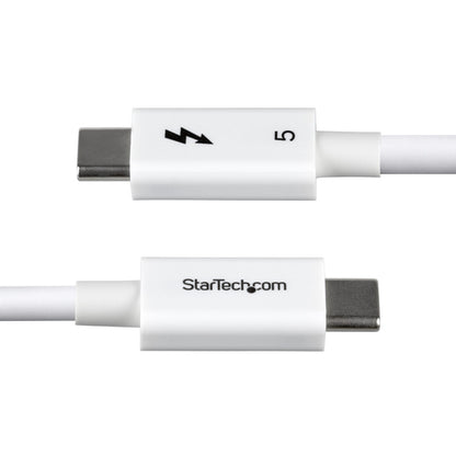 CERTIFIED THUNDERBOLT 5 CABLE 80GBPS/120GBPS/8K 60HZ/240W - WHITE